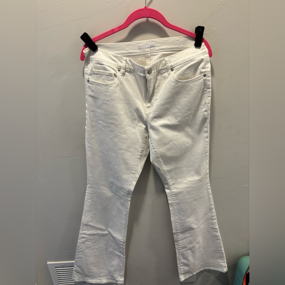 Women's White Flare Jeans